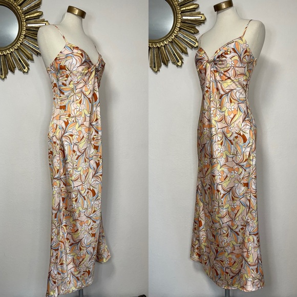 L* Space Joanna Dress In Orange - Picture 4 of 15